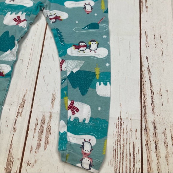 Carter’s Pajama Set Blue Christmas Long Sleeve Shirt & Pants Sz 2T - Picture 9 of 11